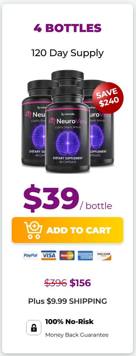 Neurovera 4 Bottles Offer